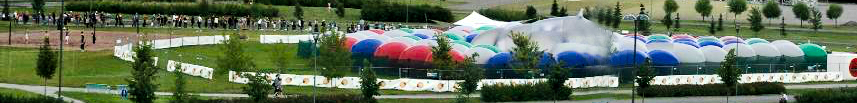 aerial view of colourscape in Turku